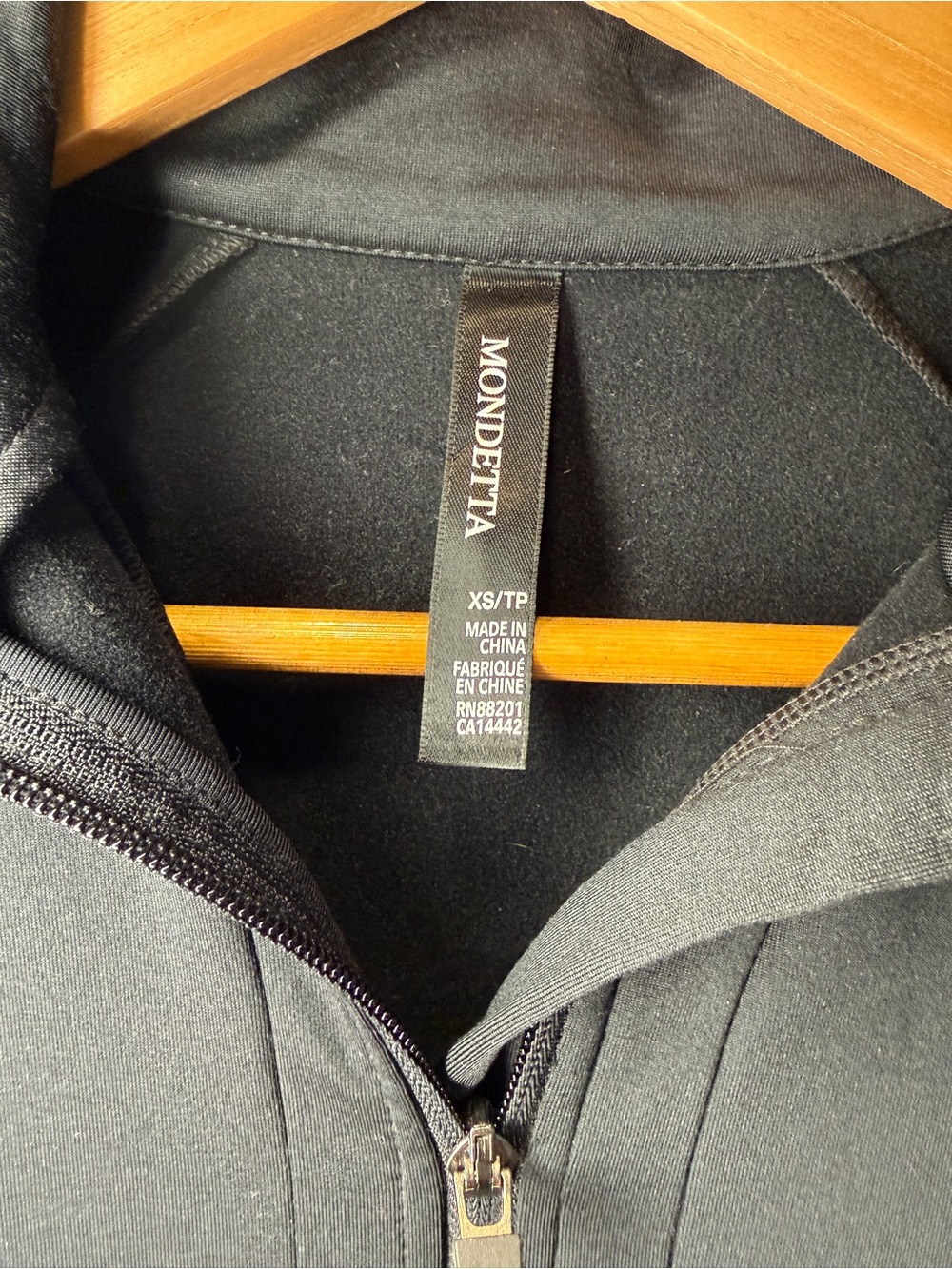 💸CLEARANCE 4/$15💸 Mondetta Black Women’s Full-Zip Jacket - Picture 2 of 4